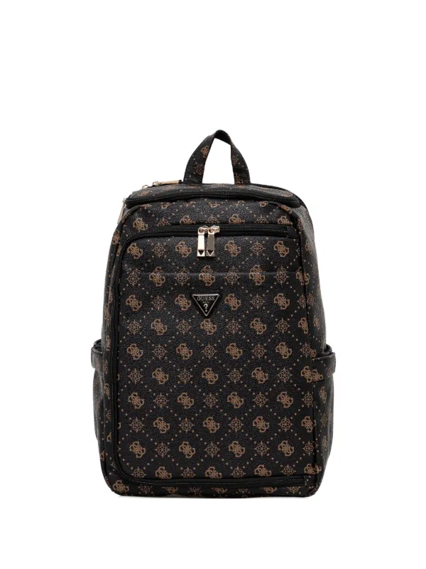 Guess Dark Brown Monogram Backpack Guess Rylan Backpack Made For Macy main image 4