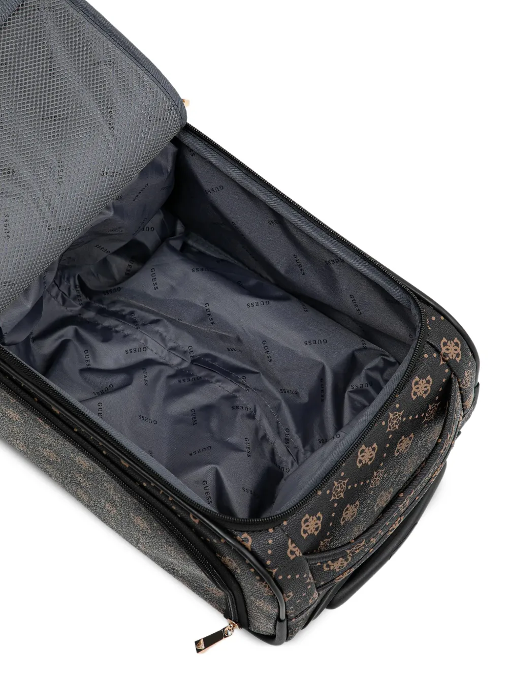 GUESS USA Silia reistas met monogram-print Zwart