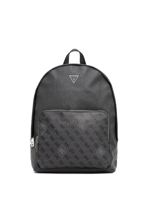 GUESS USA triangle logo pattern backpack