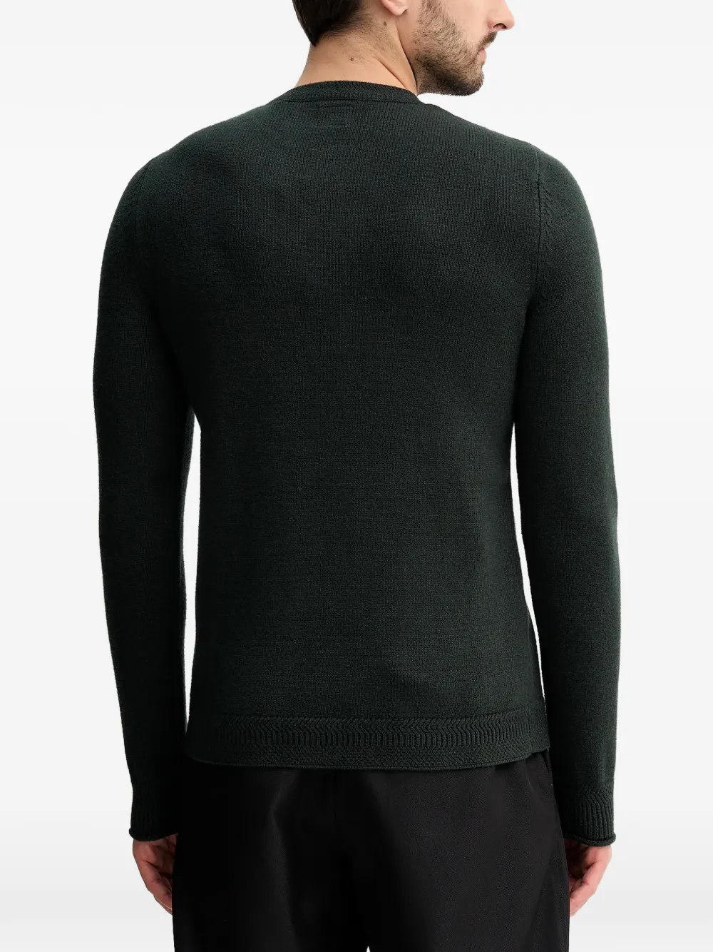 GUESS USA Trui met ronde hals en logo Groen