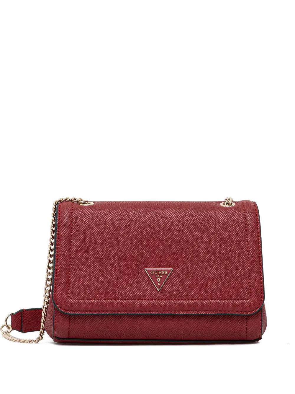 GUESS USA mini Noelle chain detail cross body bag - Rosso
