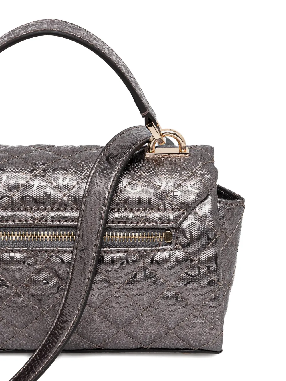 GUESS USA Idra 4G quilted tote bag - Grijs