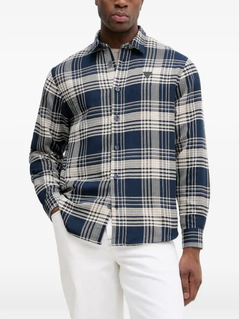 GUESS USA check-print shirt
