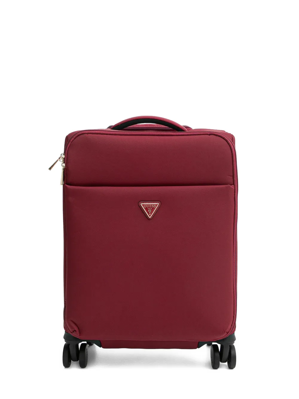GUESS USA logo-plaque luggage - Rosso