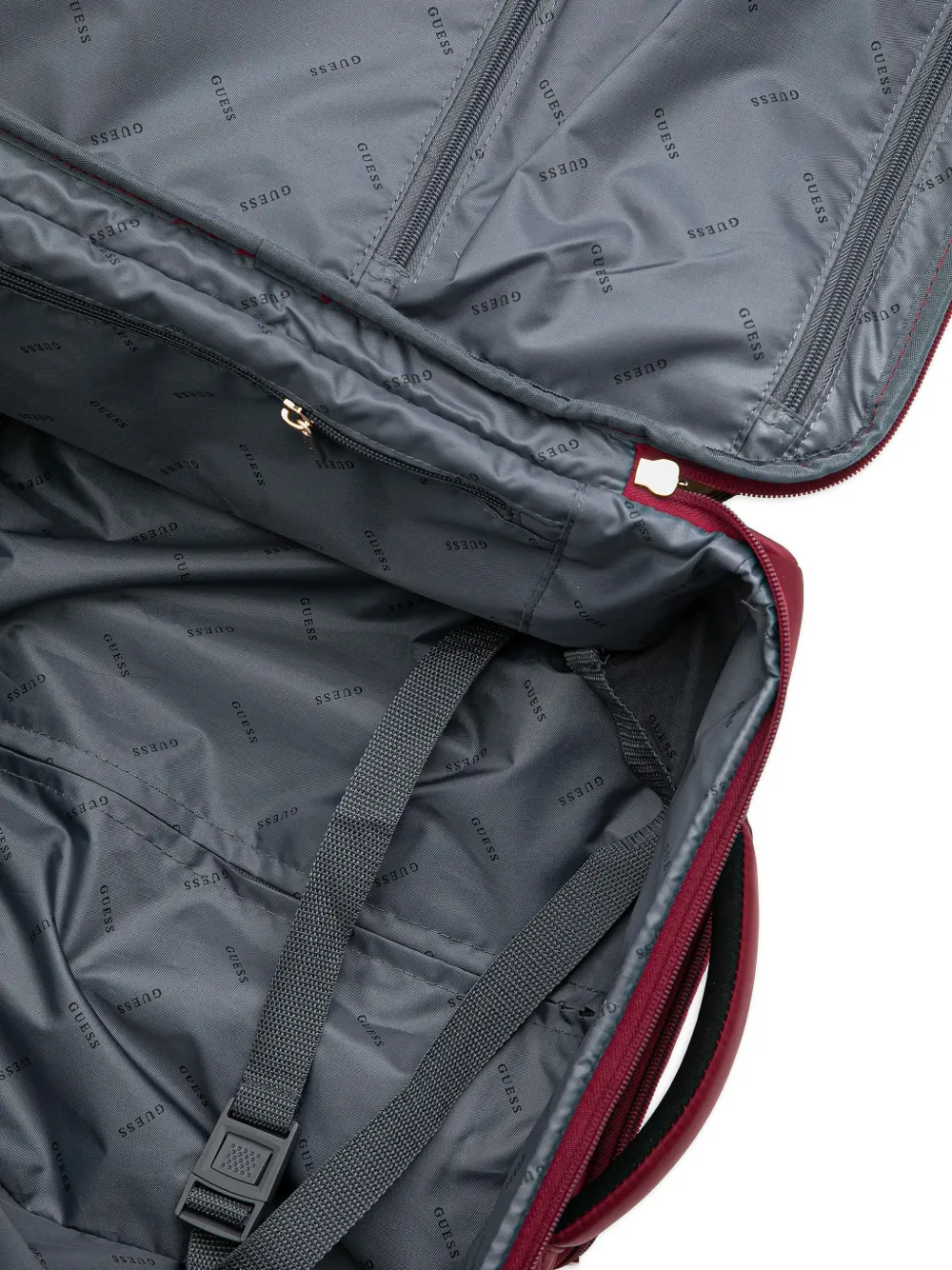 GUESS USA Reistas met logoplakkaat Rood