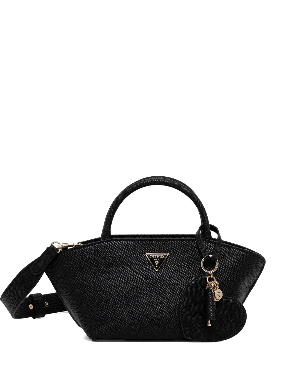 GUESS USA Bolena charm tote bag - Nero