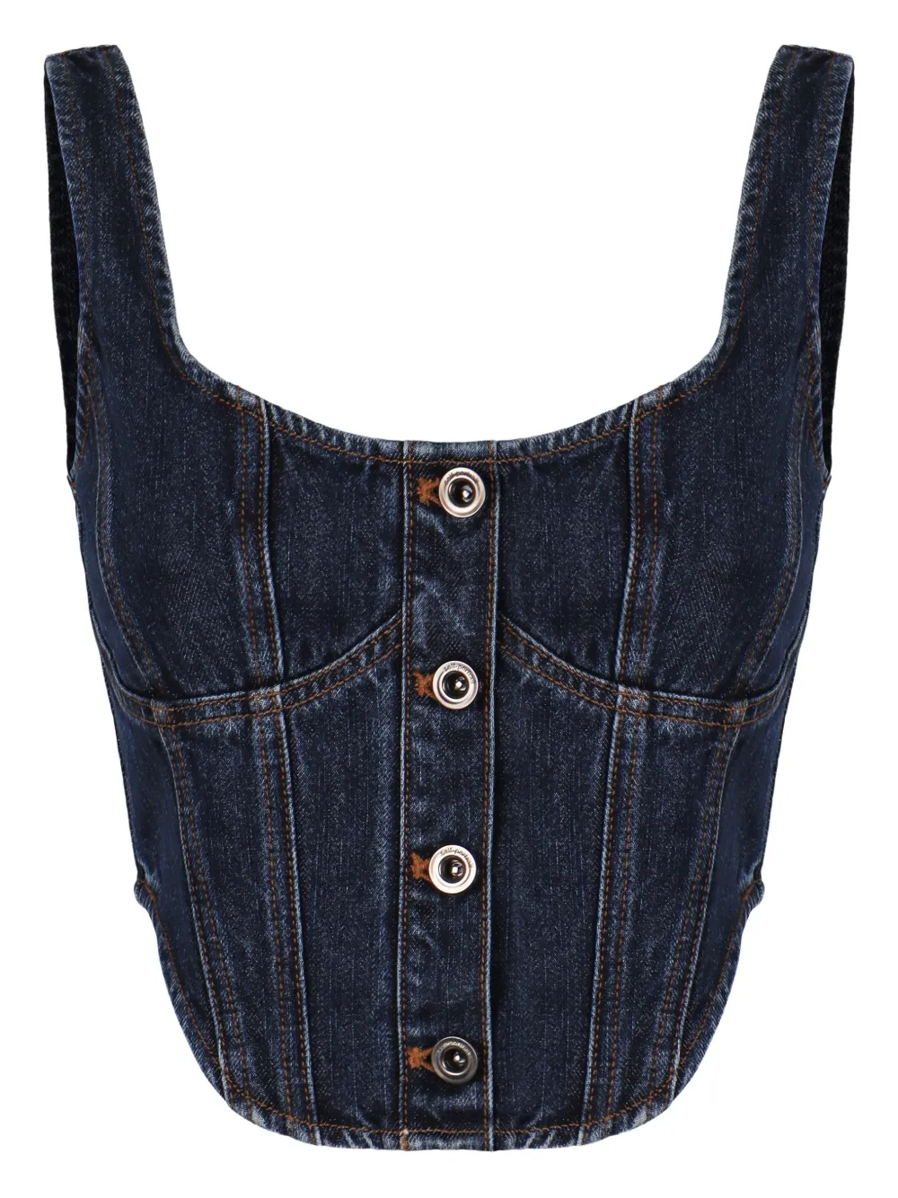 Self-Portrait wide strap corset top | azul | Image 1