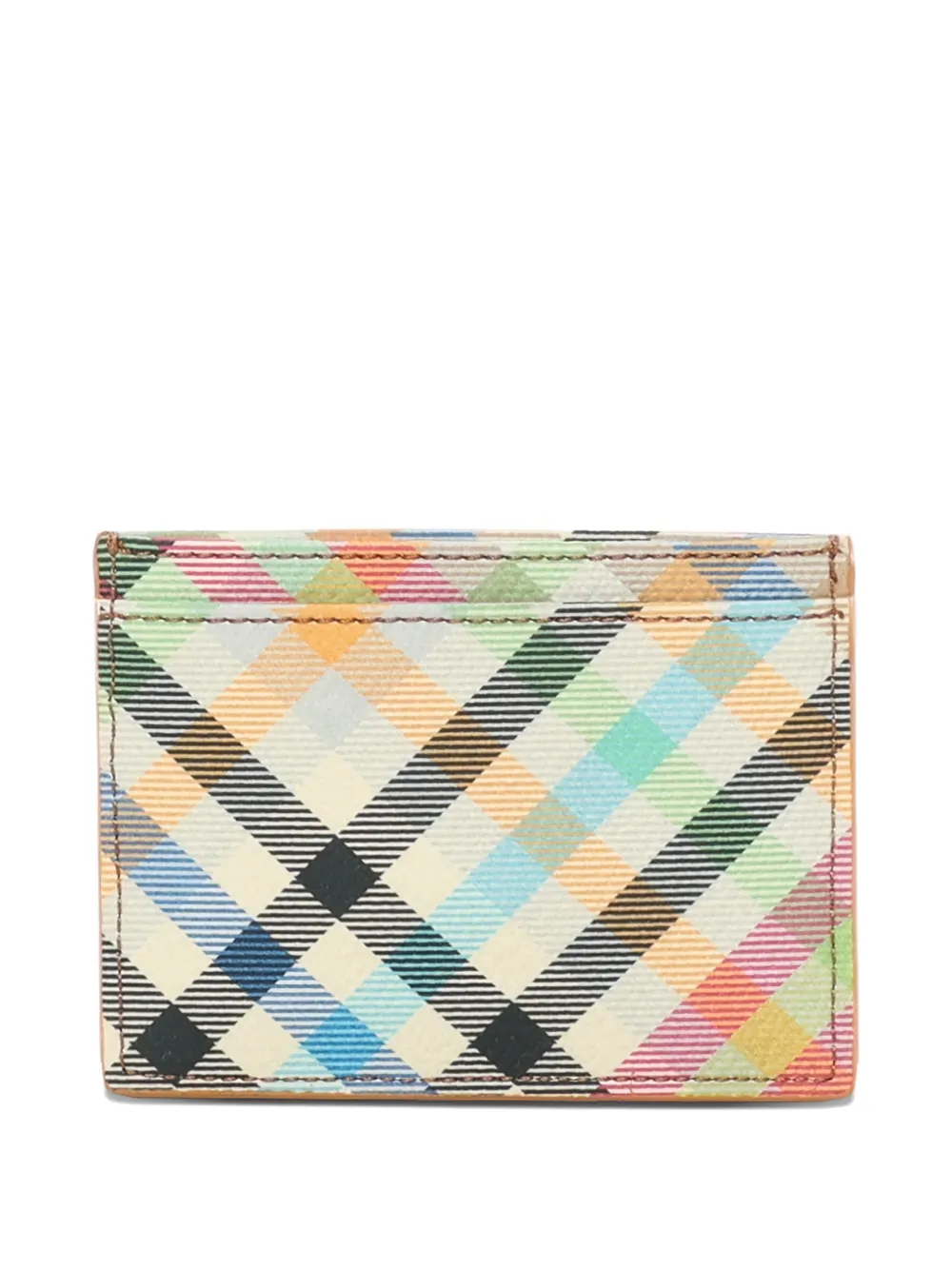 Vivienne Westwood Orb-plaque card holder - Beige