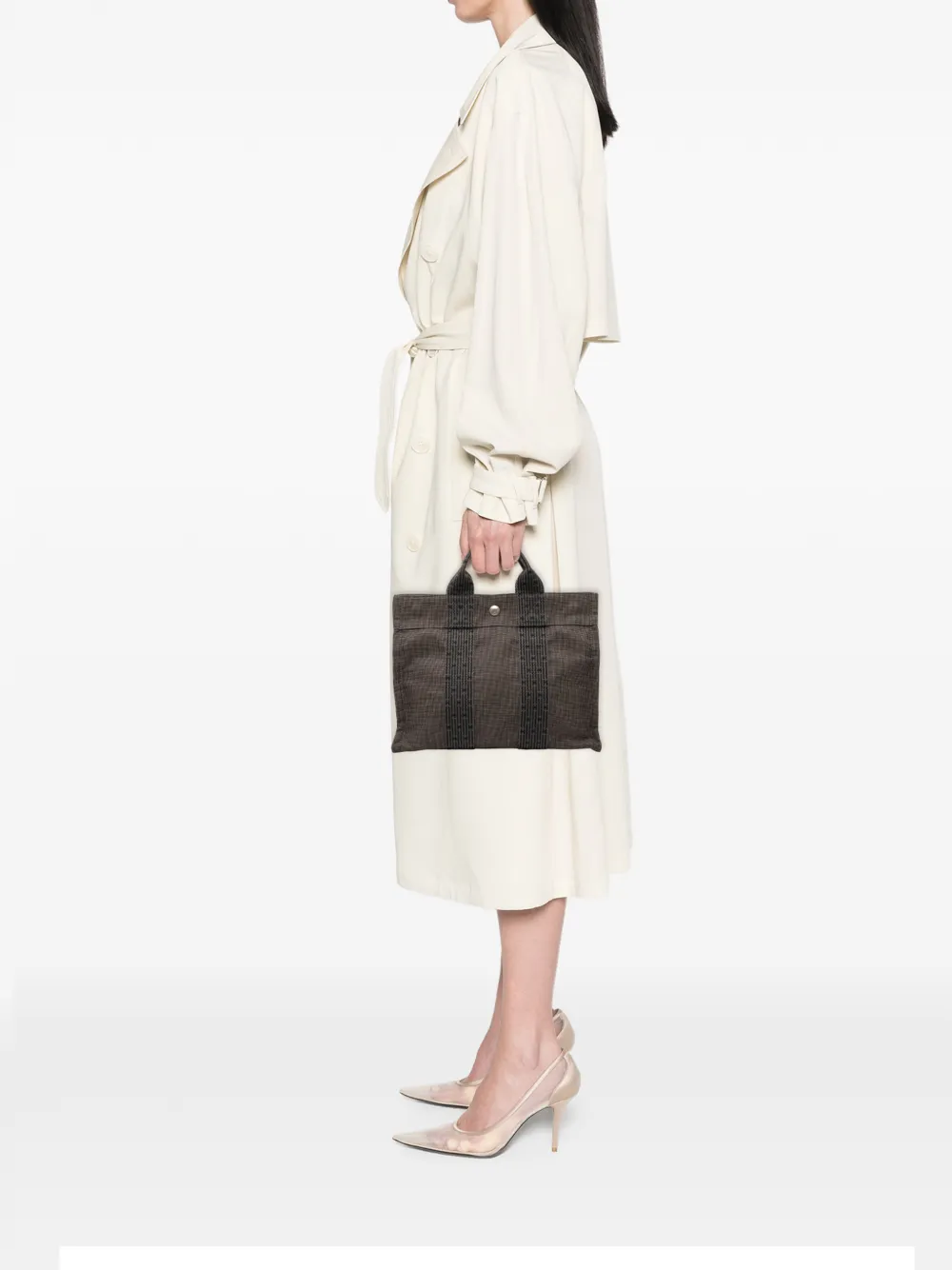 Hermès Pre-Owned 1990-2010 Canvas Herline PM tote bag | Pre-Owned | Image 2