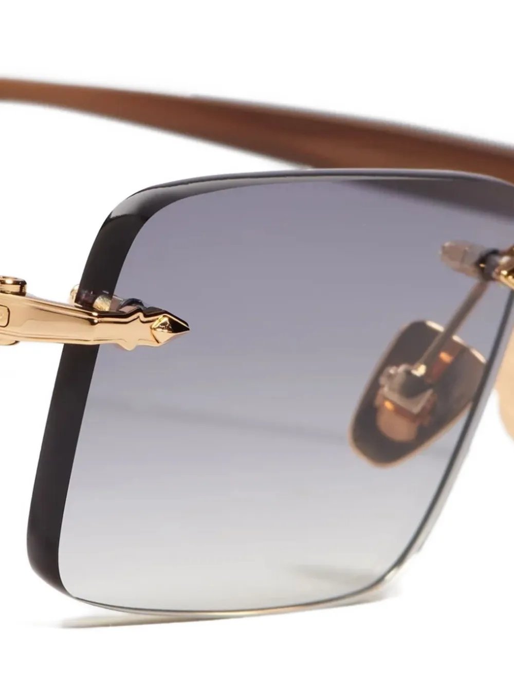  John Dalia R01 Square-frame Sunglasses - Grey 