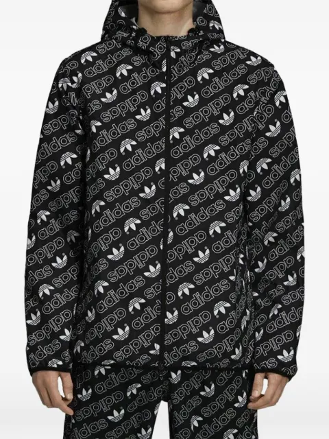 adidas chamarra rompevientos con monograma