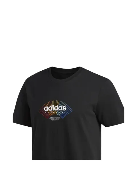 adidas logo-print T-shirt