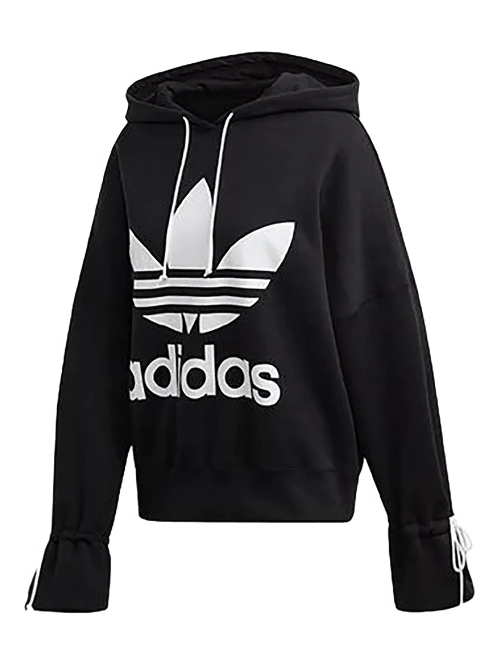 adidas Felpa con cappuccio e logo - Nero