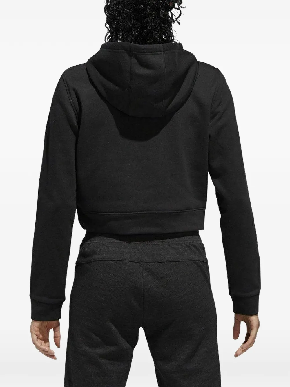 adidas Hoodie met logoprint Zwart
