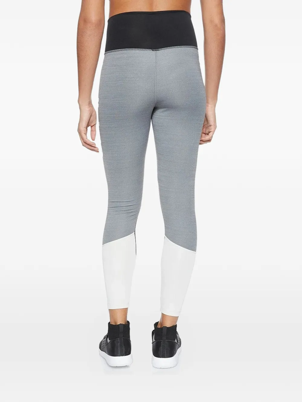 adidas High waist legging met colourblock Zwart