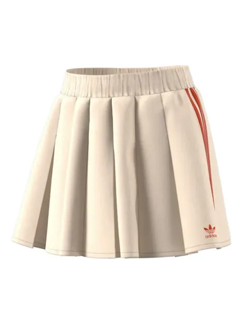 adidas Originals pleated striped mini skirt