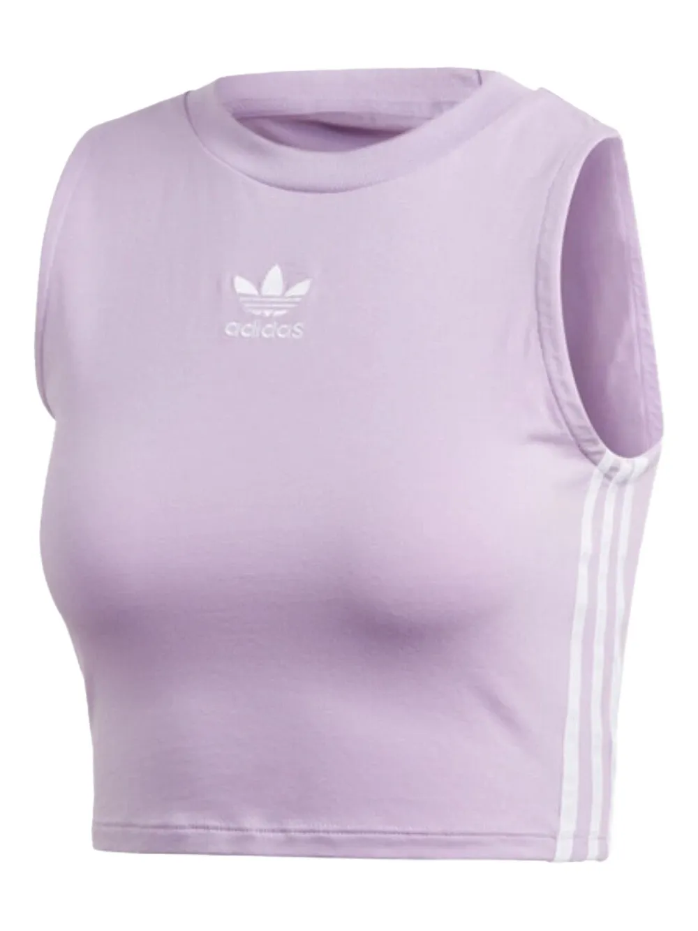 adidas striped-detail tank top - Viola