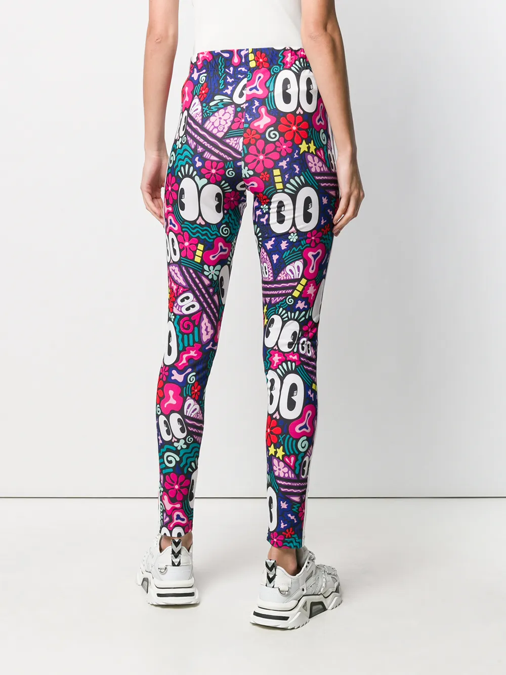 X Hattie Stewart 3-Stripes Printed Leggings