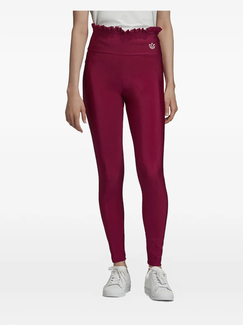 adidas Gerüschte Leggings - Rot