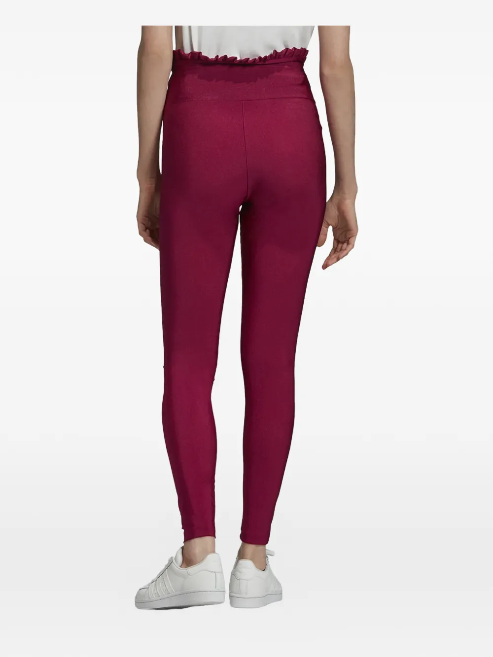  Adidas Ruffled Leggings - Red 