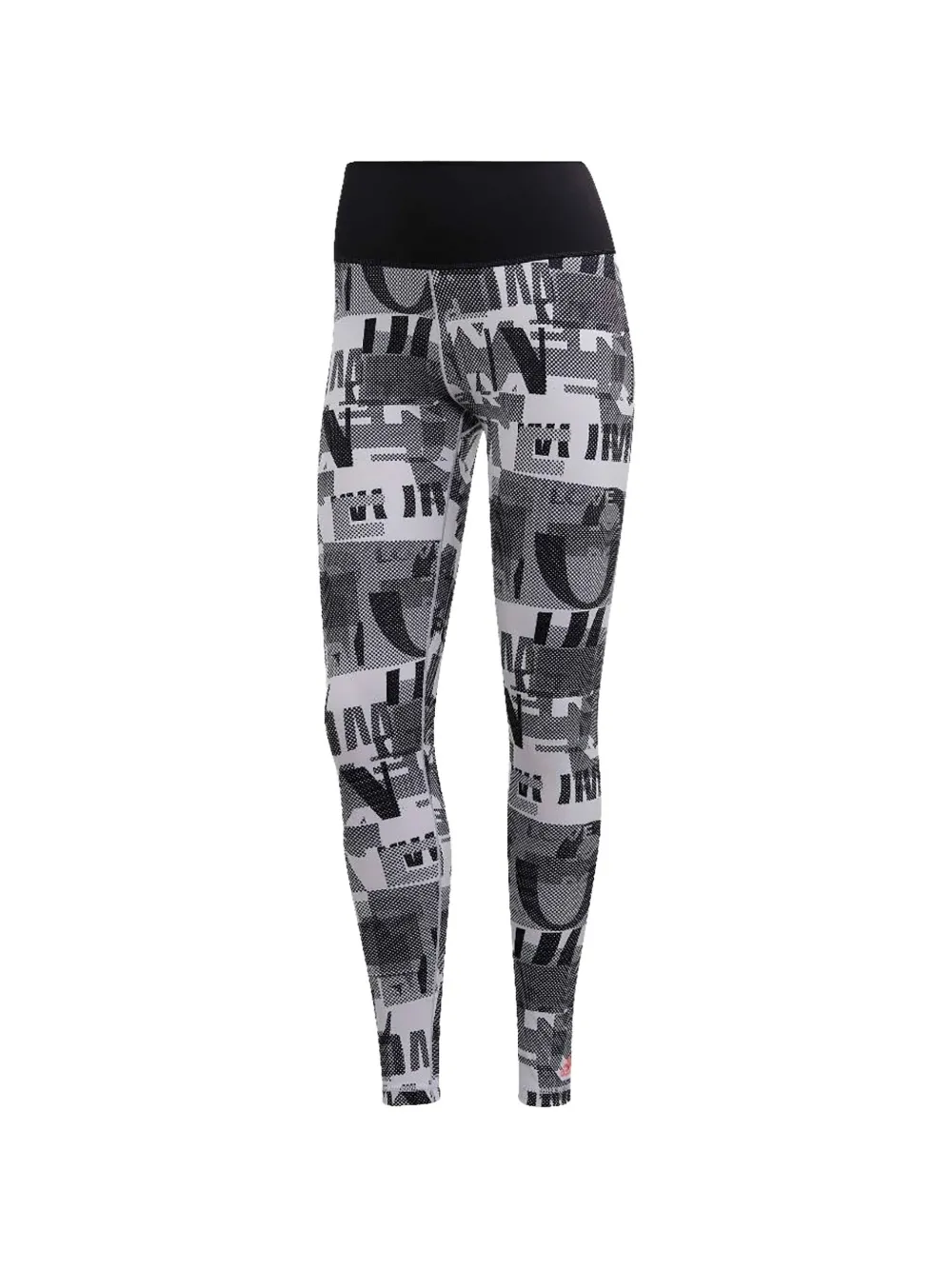 adidas Leggings Believe This Iterations con stampa - Grigio