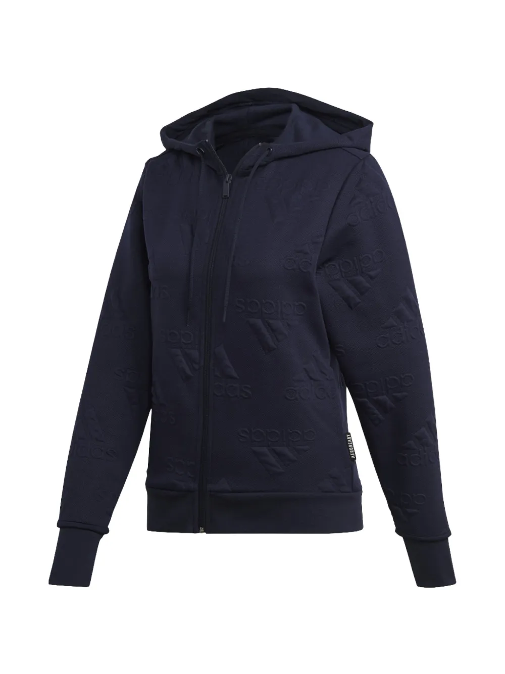 adidas Aeroready zip-up hoodie - Blu