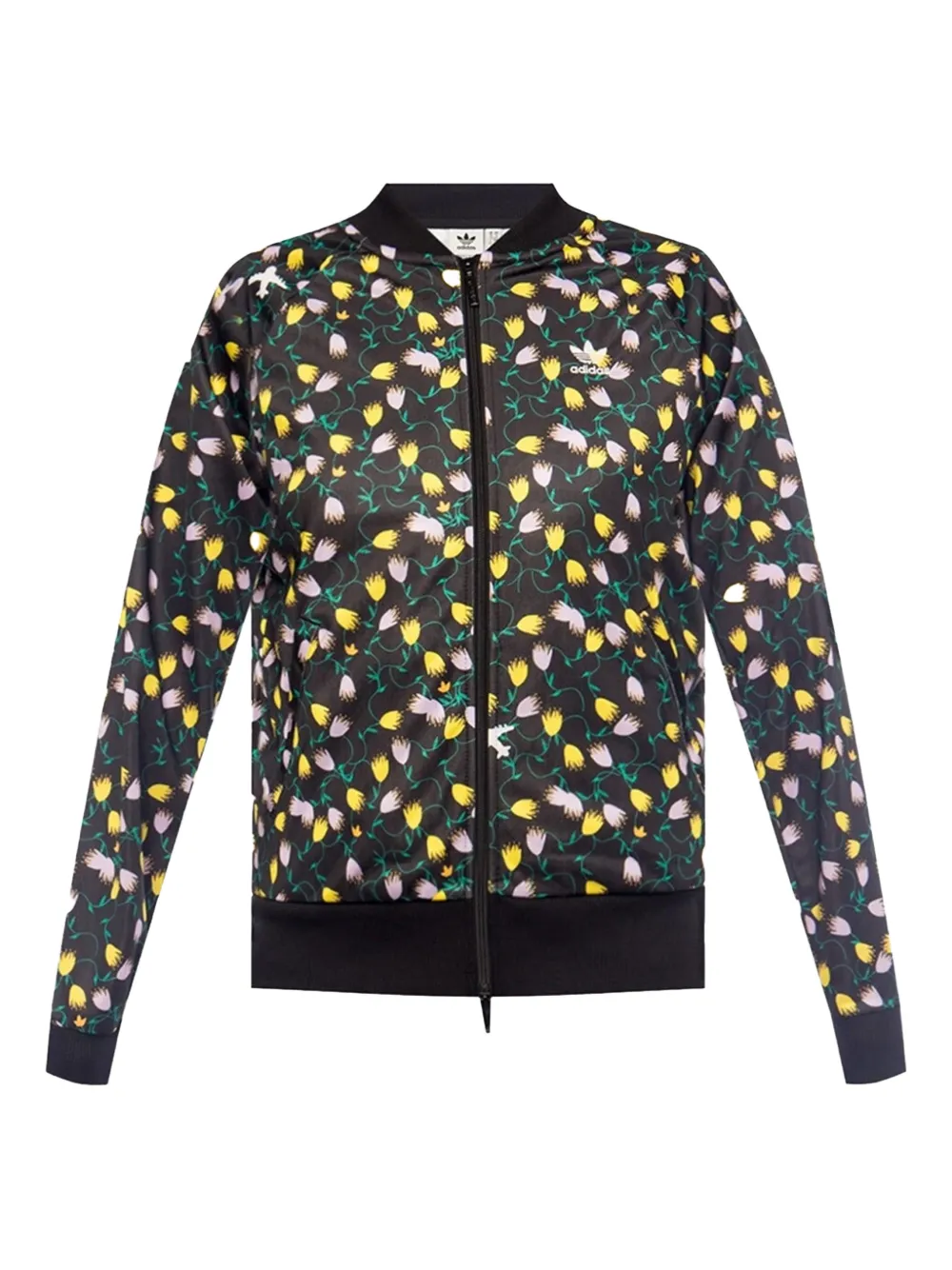 adidas giacca sportiva con stampa - Nero