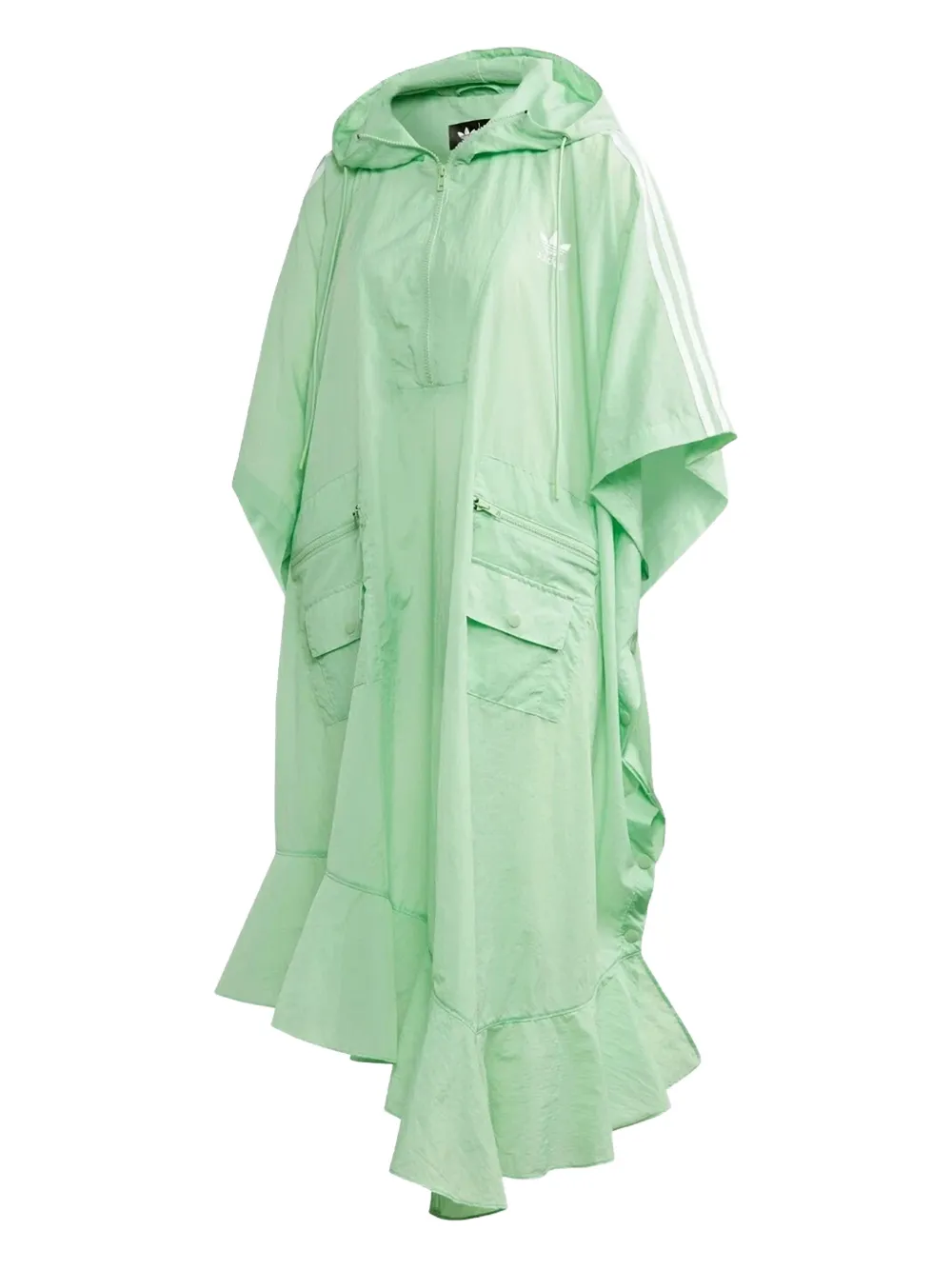 adidas Poncho con cappuccio - Verde