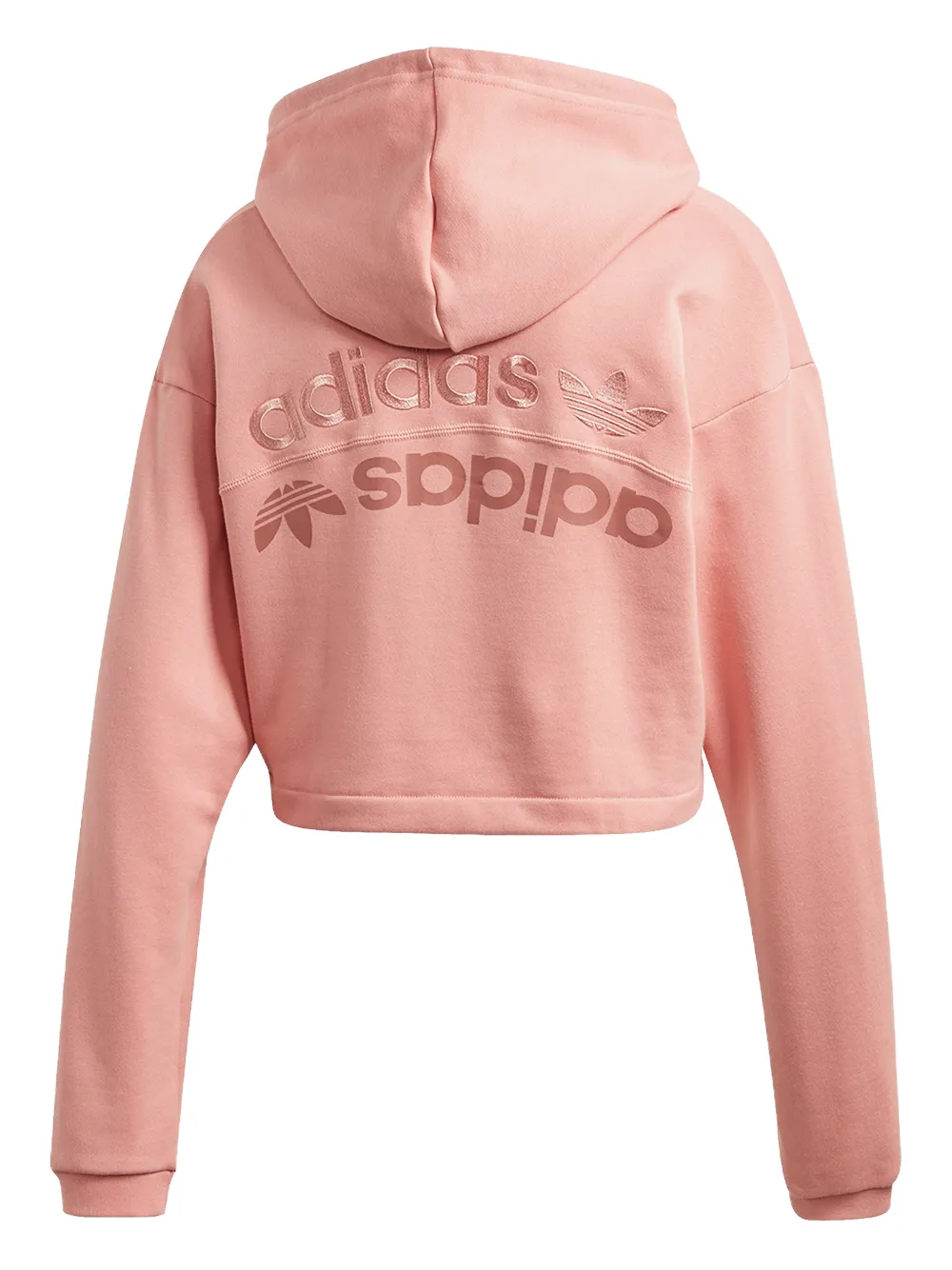 R.Y.V. Cropped Hoodie Wmns Trace Pink