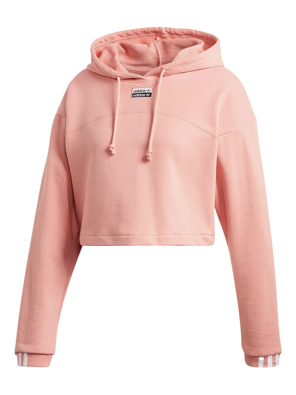 adidas R.Y.V. Cropped Hoodie WMNS "Trace Pink" - Rosa