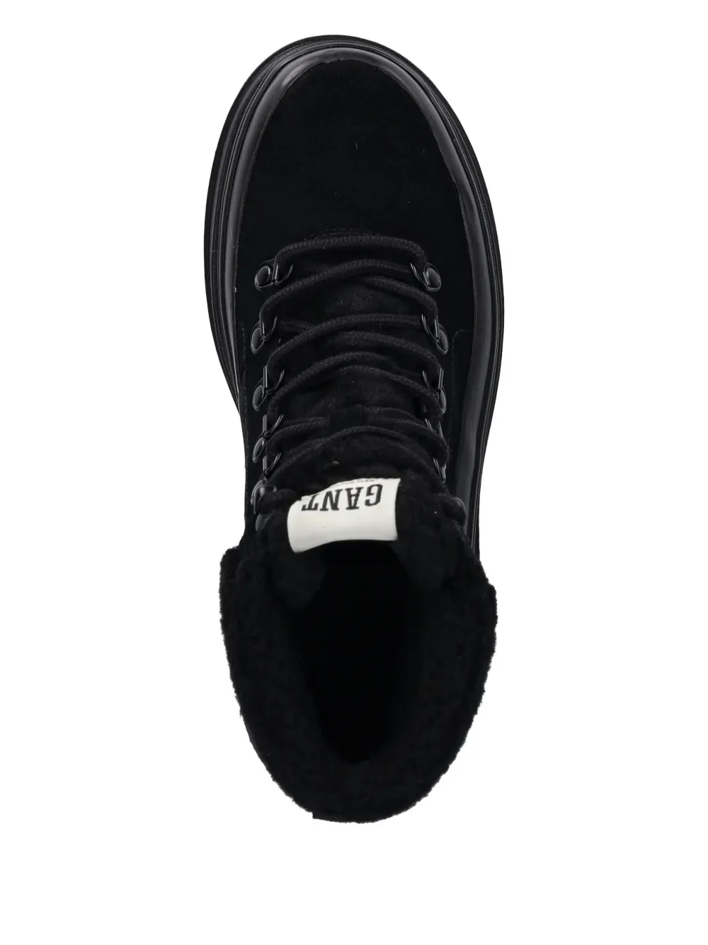 Gant Wintly enkellaarzen met veters Zwart