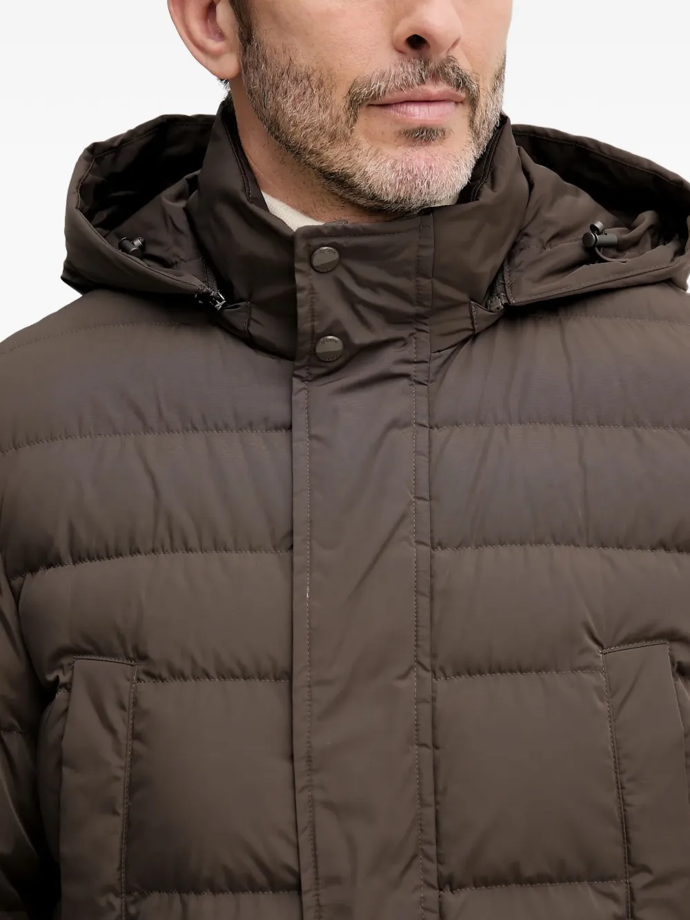 Hooded-Neck Padded Jacket