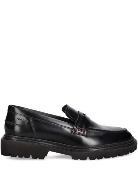 Gant stitched penny-strap loafers
