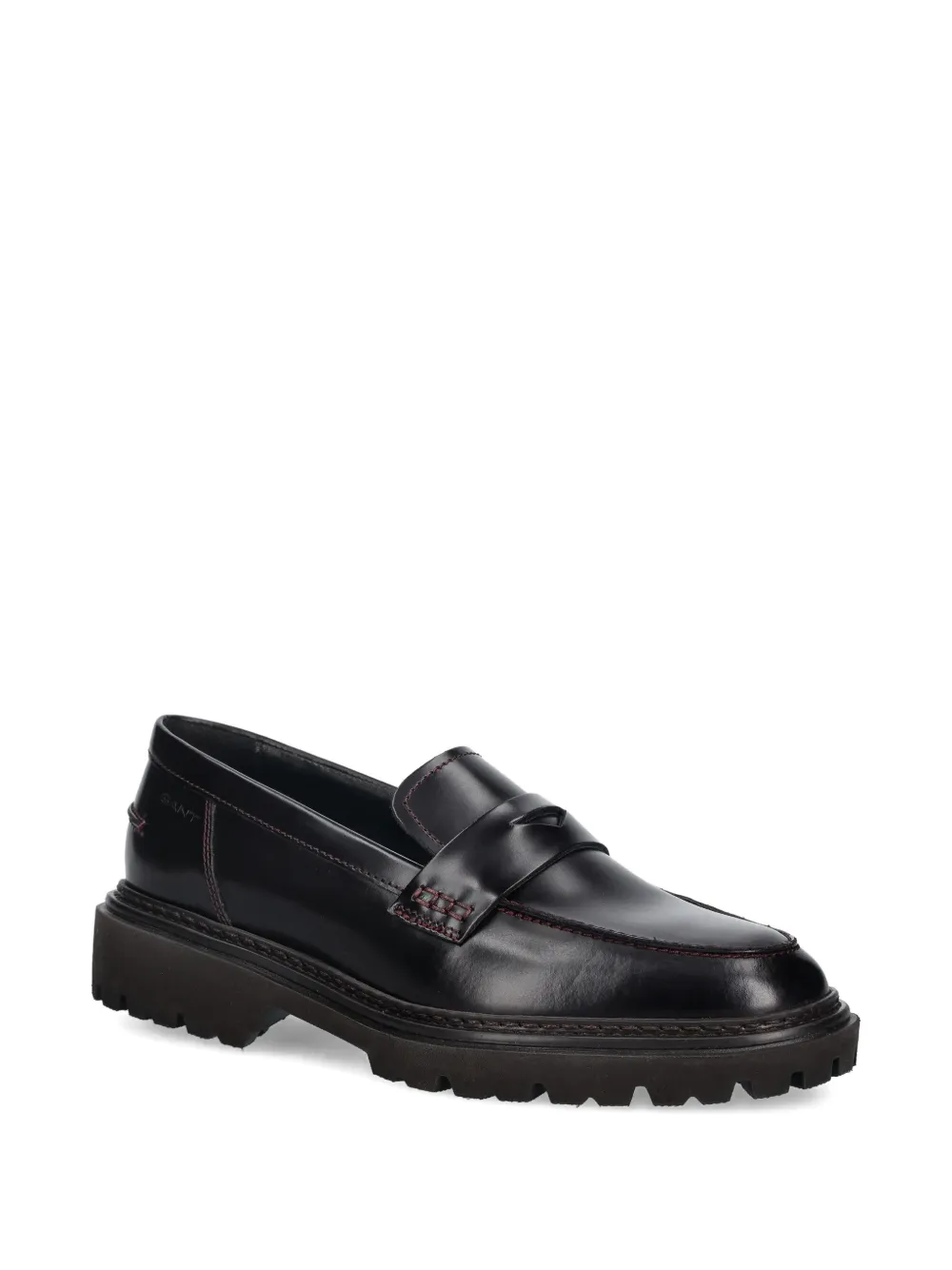 Gant stitched penny-strap loafers - Zwart