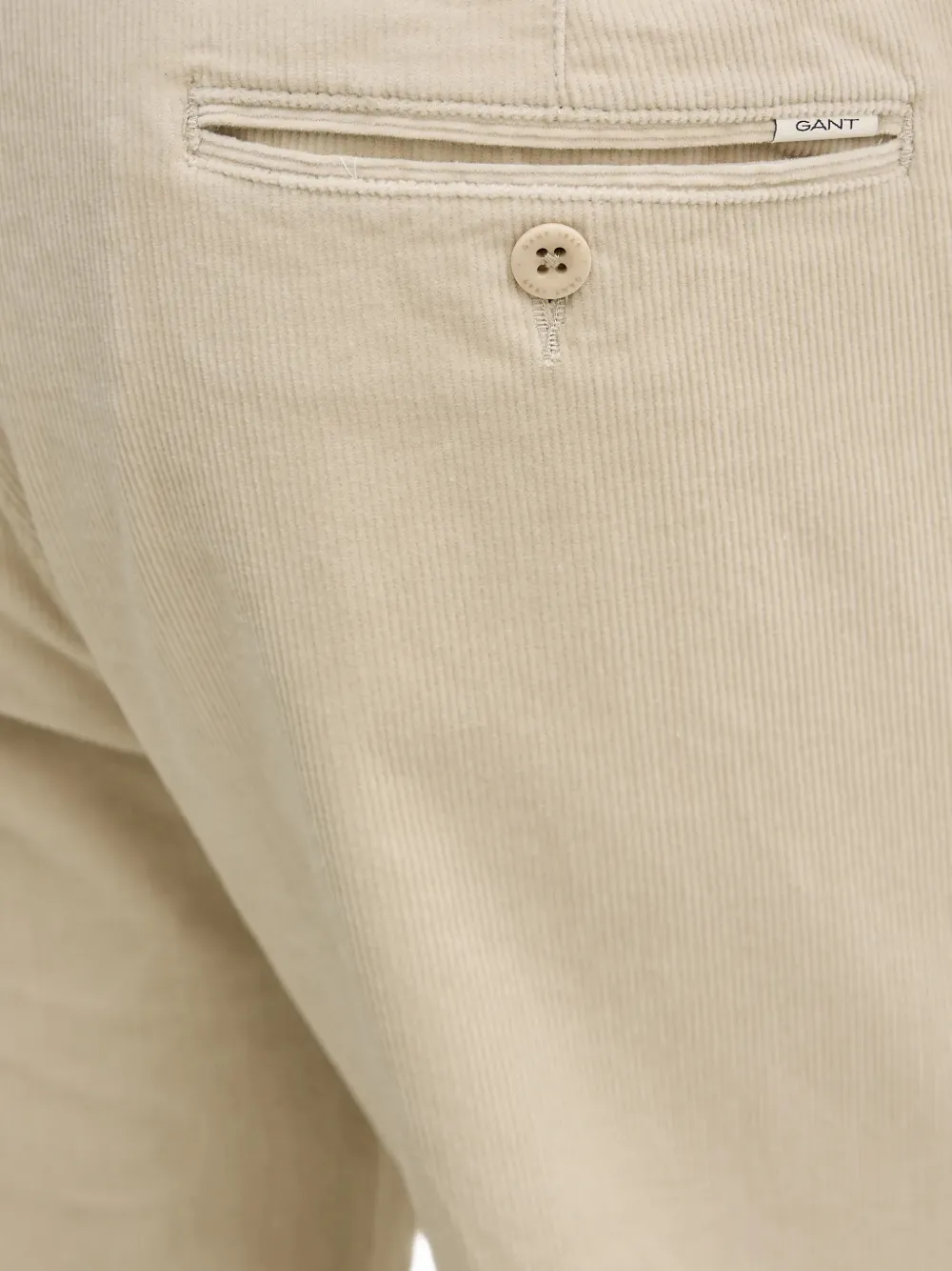 Gant Ribfluwelen broek Beige