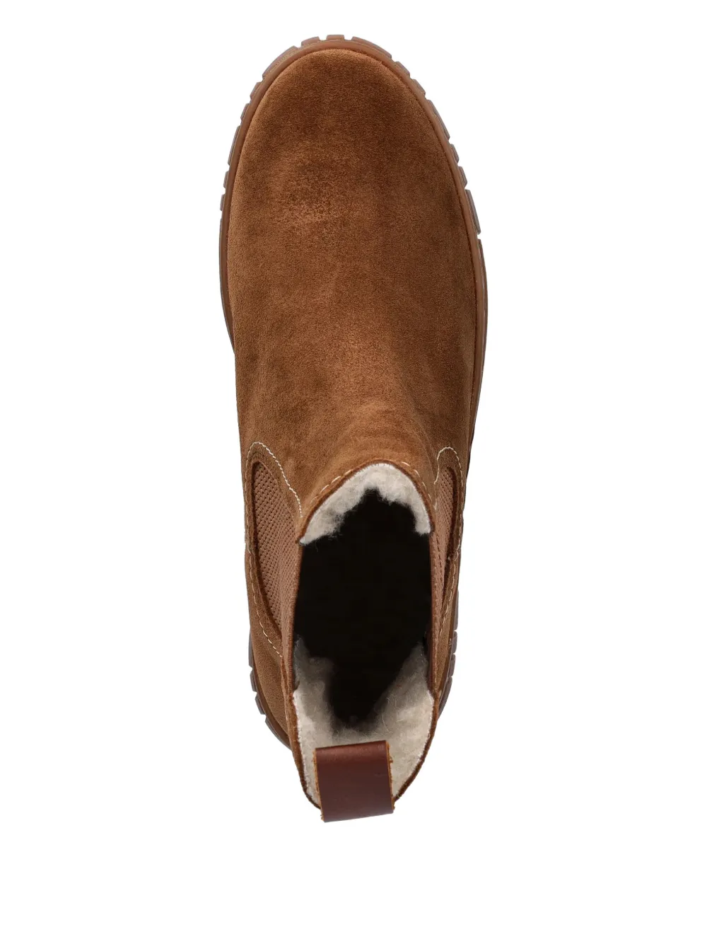 Gant Snowmont platform pull-tab Chelsea boots Bruin