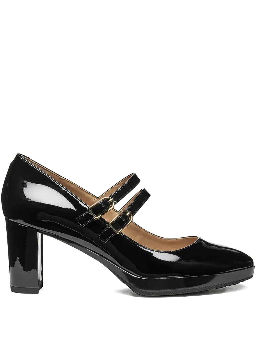 Geox Walk Pleasure buckle-strap pumps Zwart