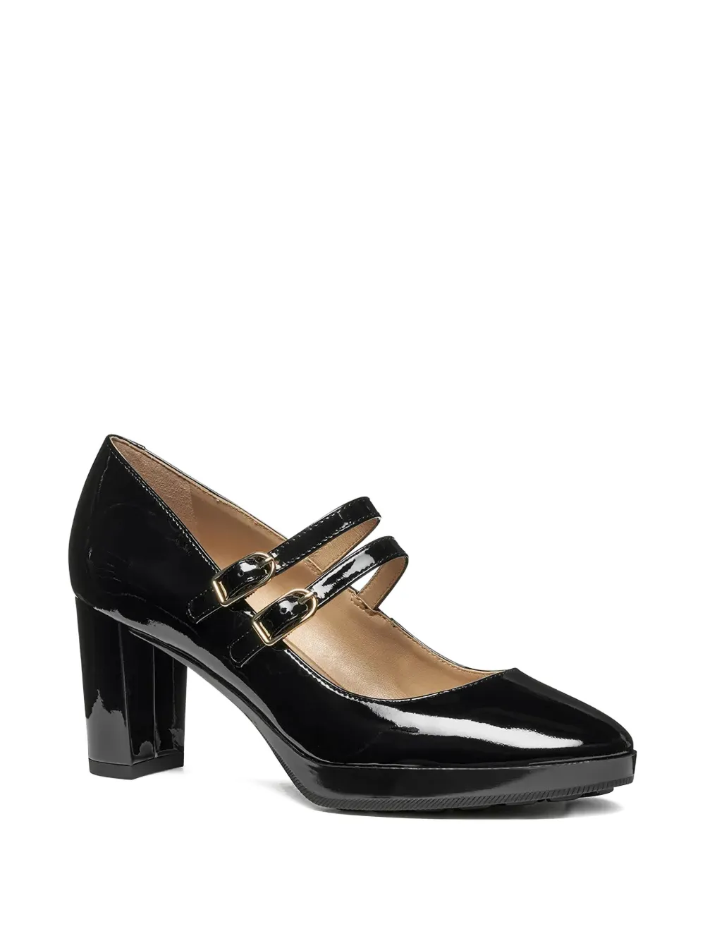 Geox Walk Pleasure buckle-strap pumps Zwart
