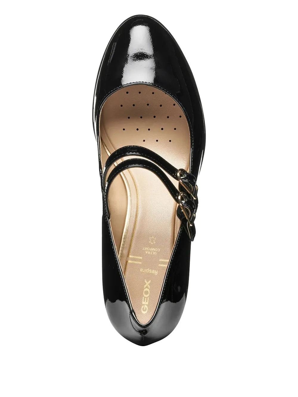 Geox Walk Pleasure buckle-strap pumps Zwart