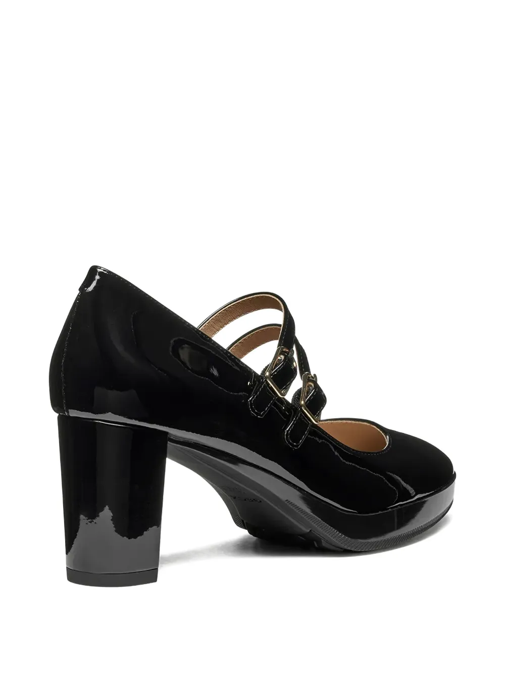 Geox Walk Pleasure buckle-strap pumps Zwart