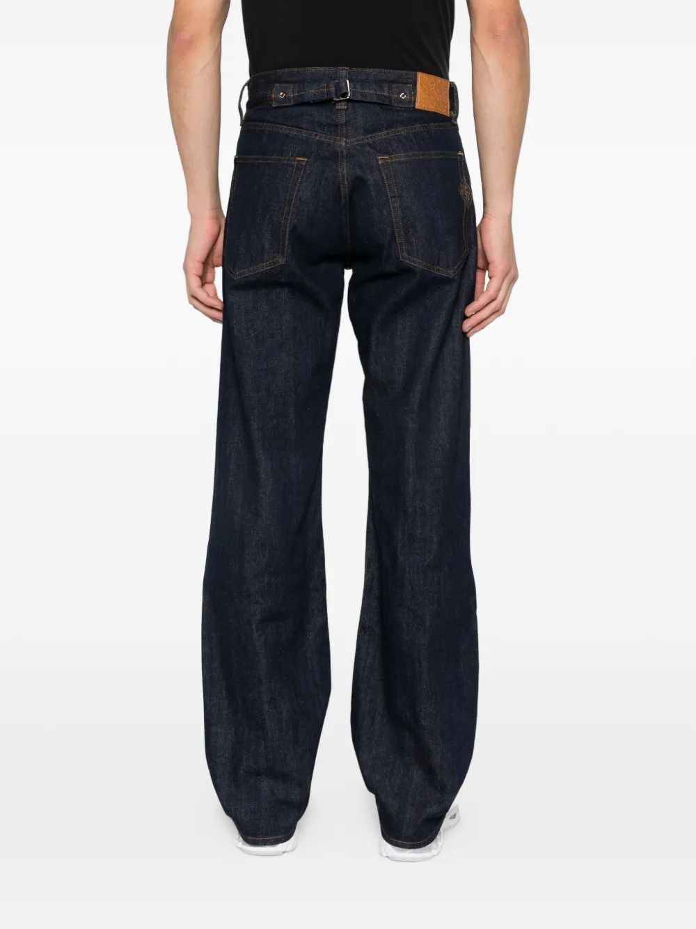 Casablanca Jeans met logopatch Blauw
