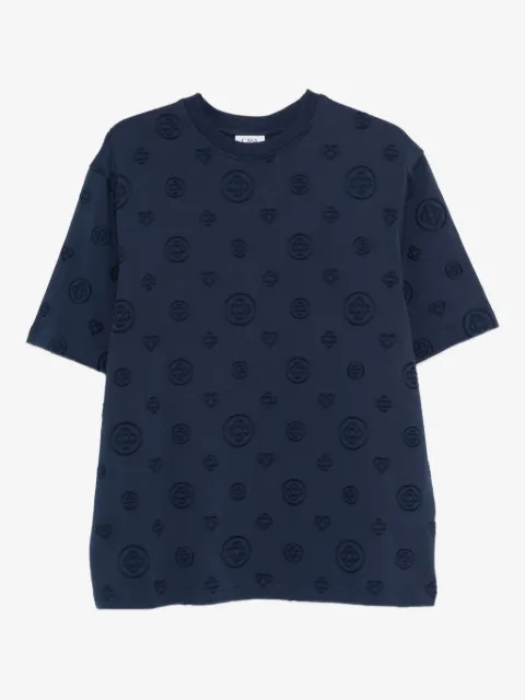Casablanca logo-pattern T-shirt