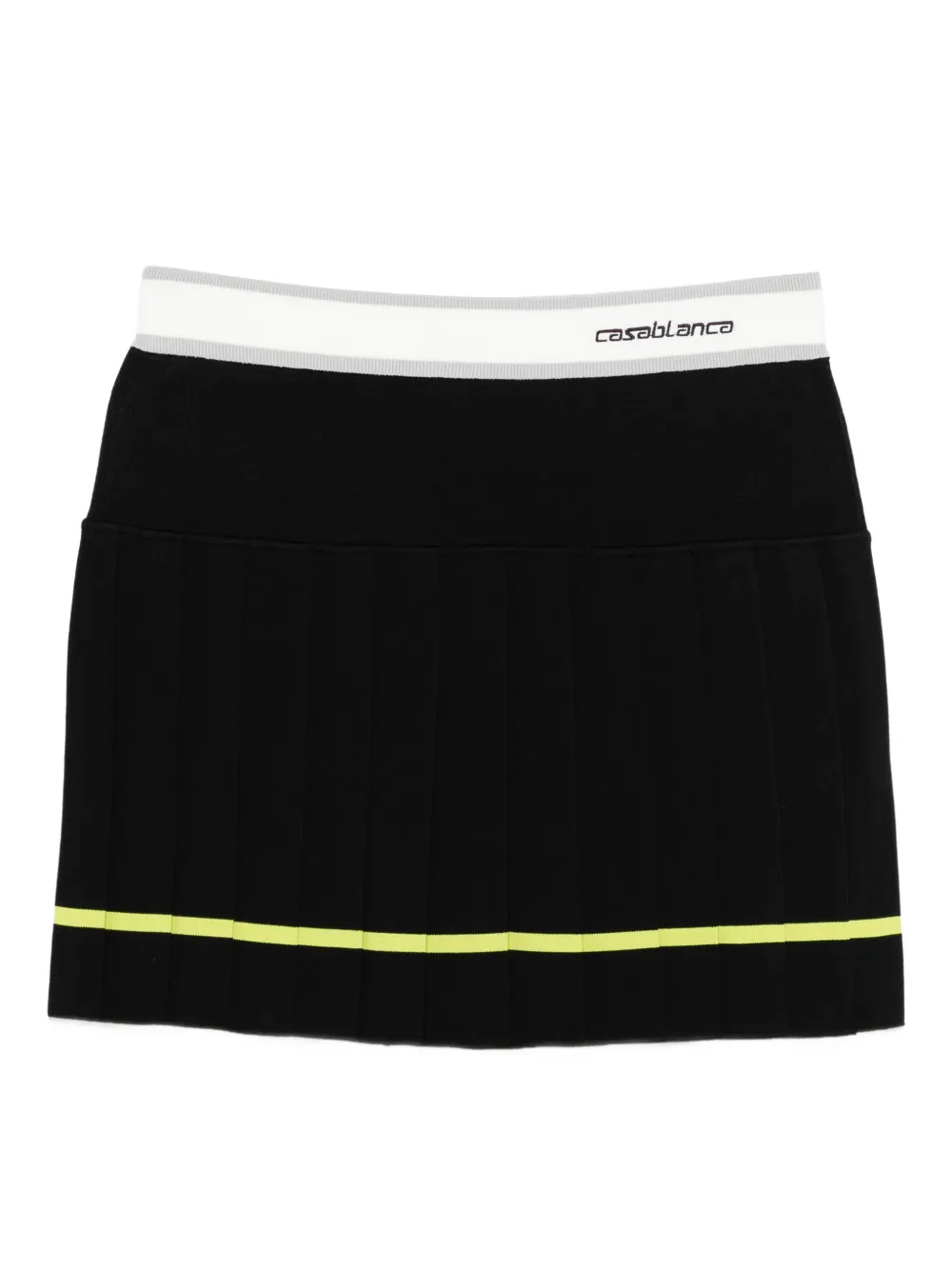 Casablanca pleated short skirt - Nero