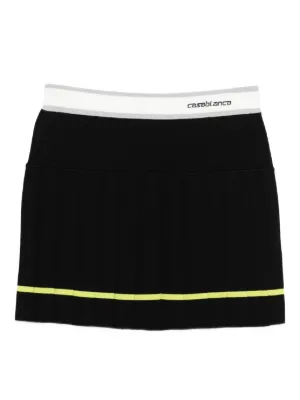 Casablanca ストライプ プリーツミニスカート | ピンク | FARFETCH JP