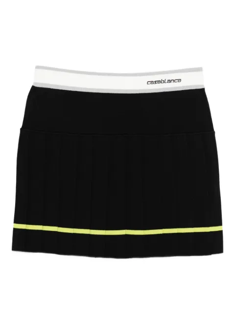 Casablanca pleated short skirt