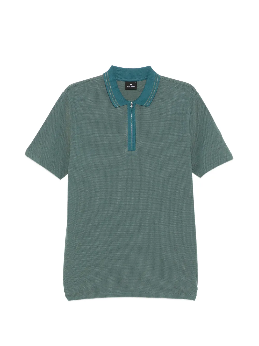 PS Paul Smith Poloshirt mit Reißverschluss - Grün
