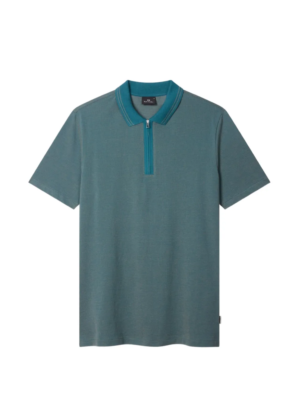 PS Paul Smith Poloshirt met rits Groen