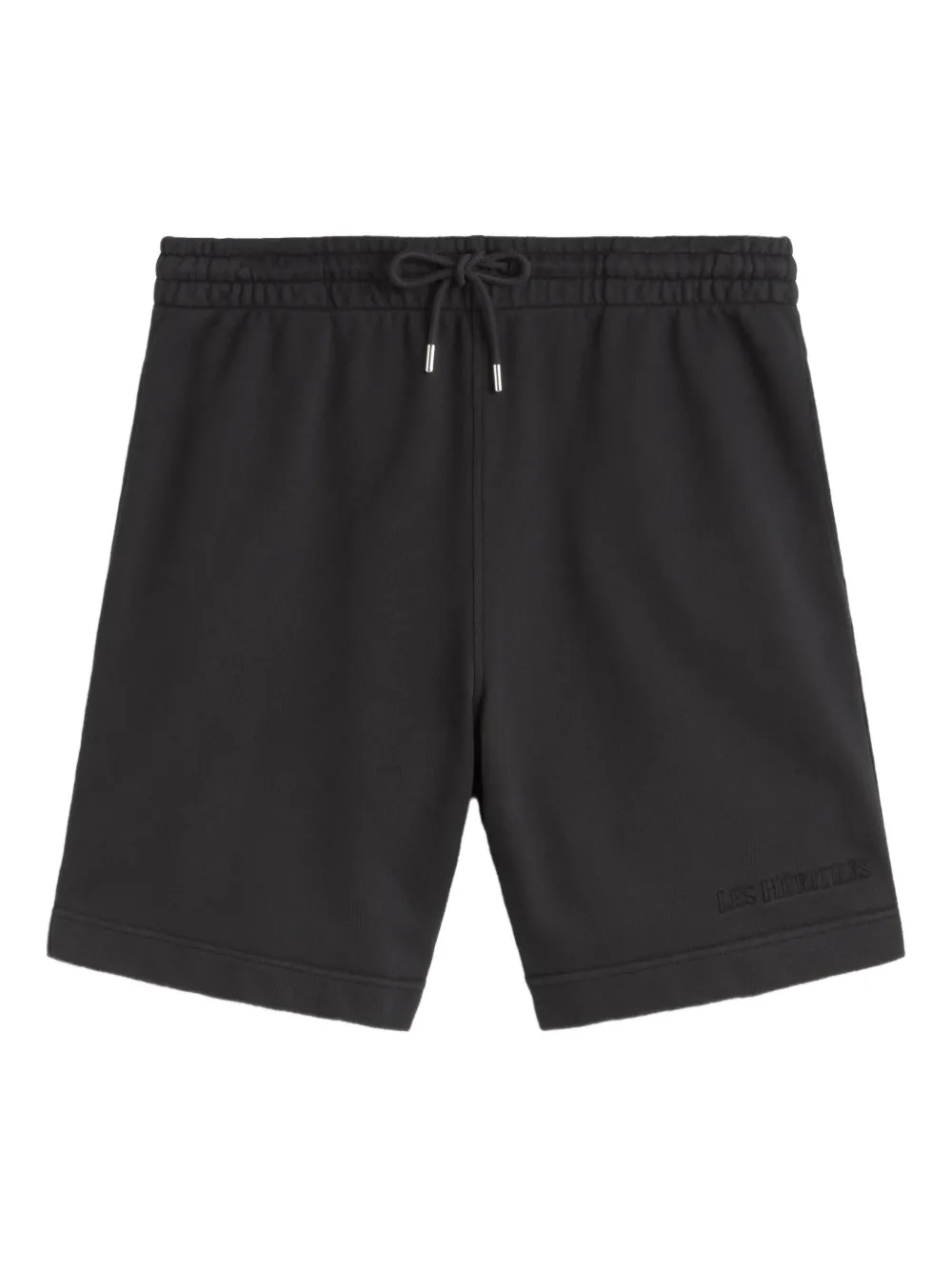 LES HÉRITIERS logo shorts - Nero