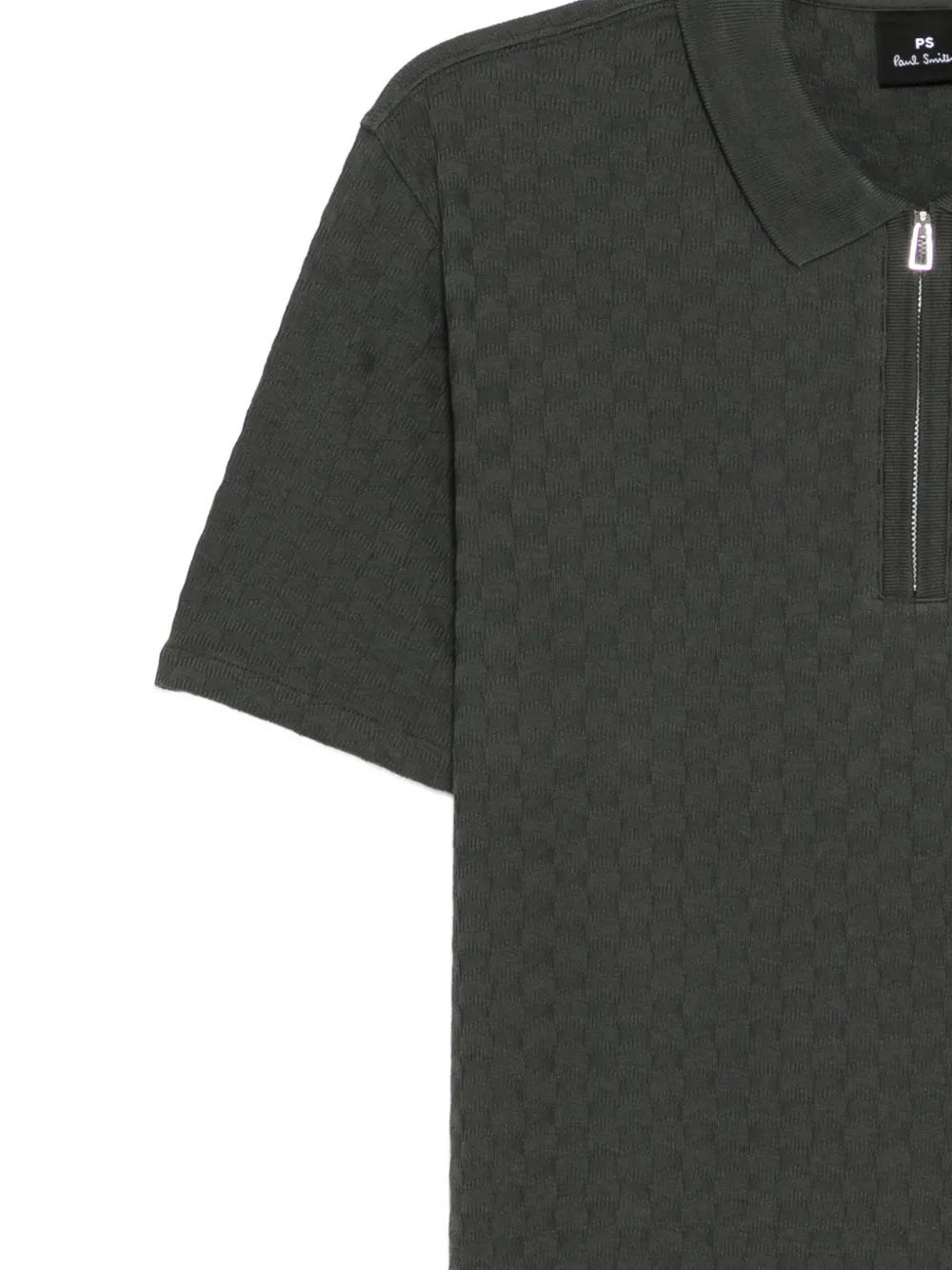 PS Paul Smith Poloshirt met rits Grijs