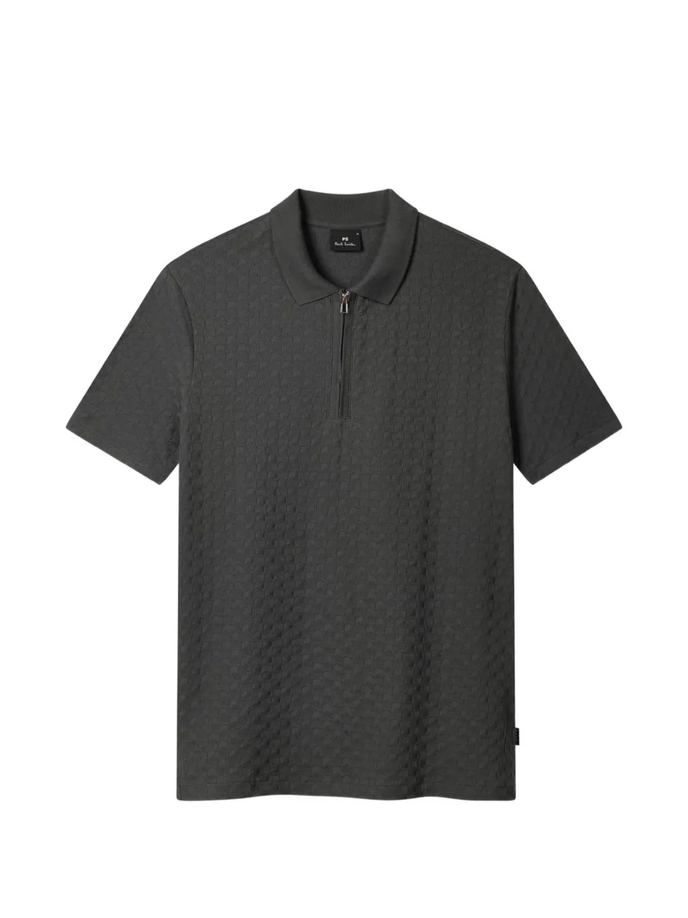 PS Paul Smith Poloshirt met rits Grijs